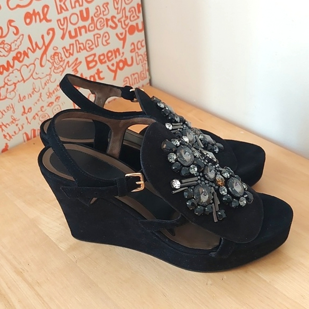 Marni black suede leather Sandals